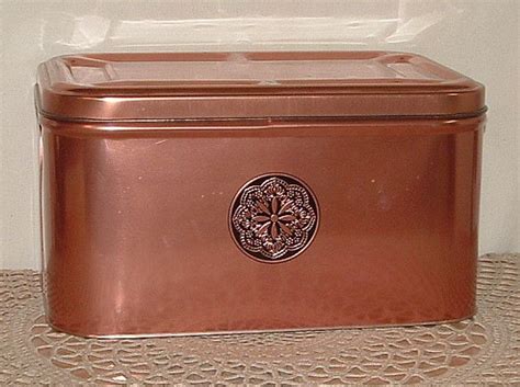 Vintage Metal Canister Set with Bread Box Canisters. Bread Box